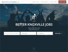 Tablet Screenshot of betterknoxvillejobs.com